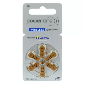 Pack 6 Baterías Para Audífonos p312